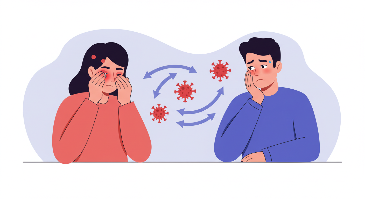 결막염, 전염되나요?