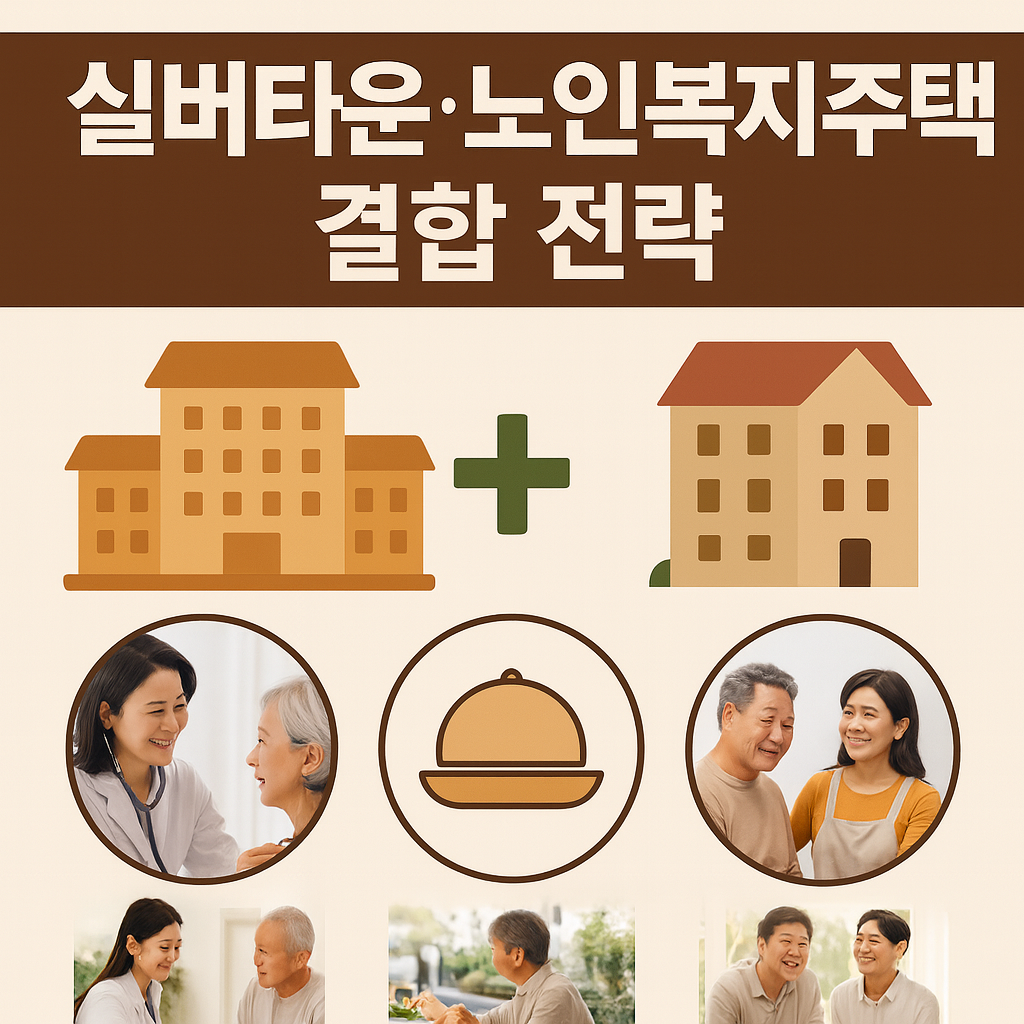 실버타운+노인복지주택 결합 전략