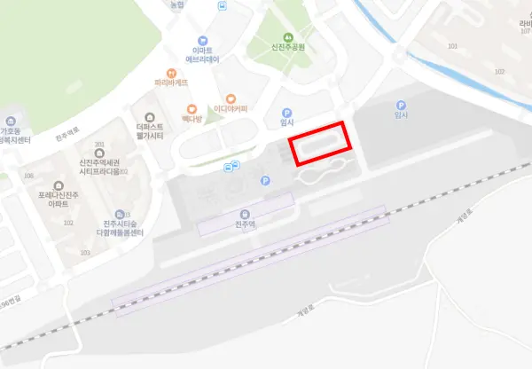 진주역-주차장
