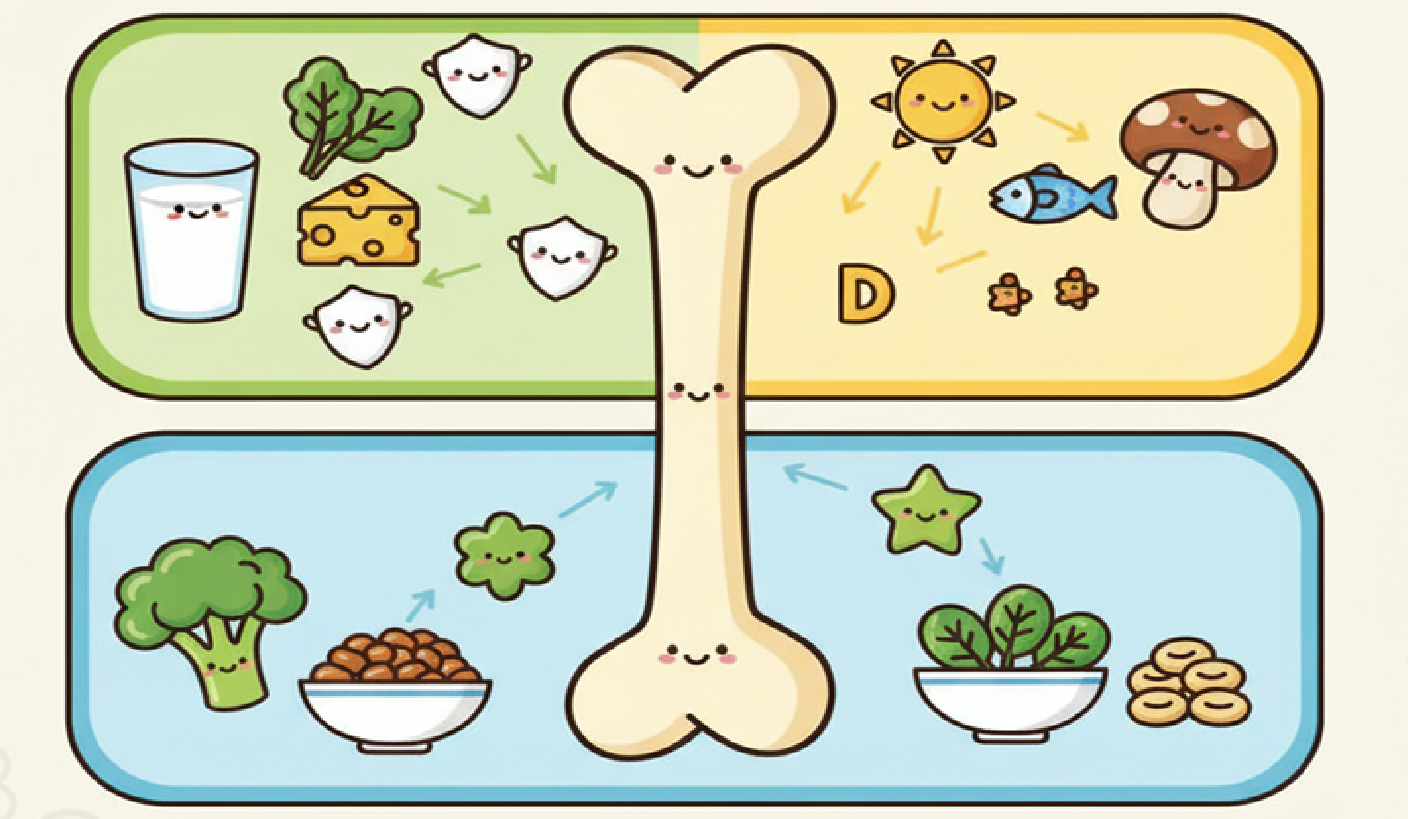 골다공증 예방 식단