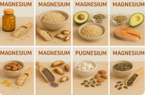 마그네슘의 근육 경련 완화와 신경 안정 효과