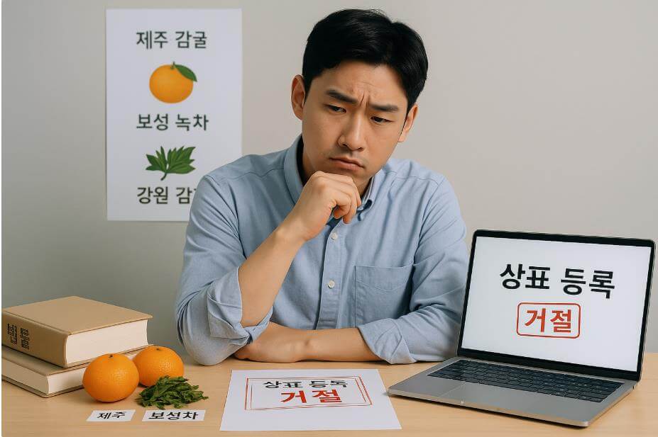 품질·산지형 상표 거절 사례