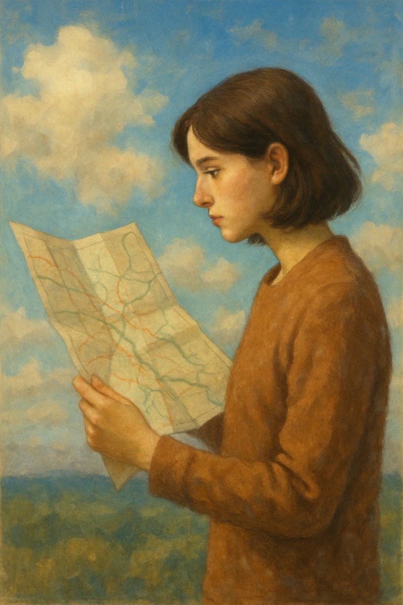 지도 보는 꿈 해몽 - 인생의 방향을 묻는 시기