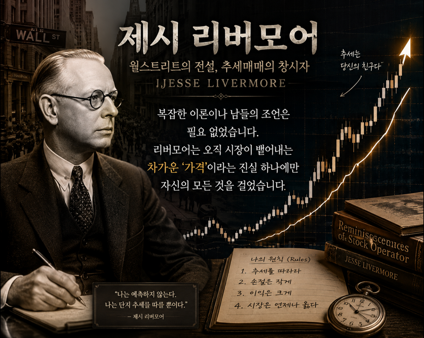 월스트리트의 전설, 추세매매의 창시자 제시 리버모어