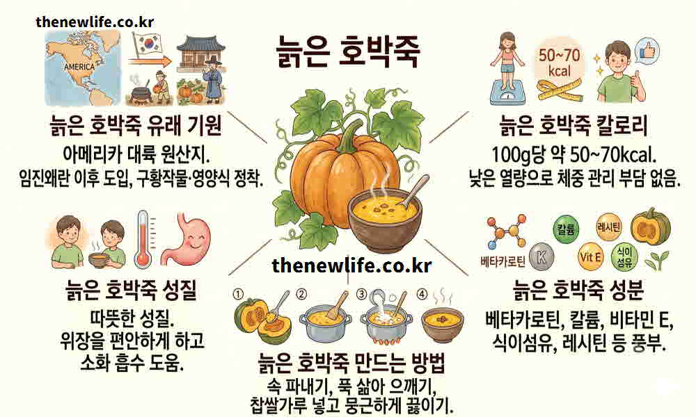늙은 호박죽 효능 기본정보
