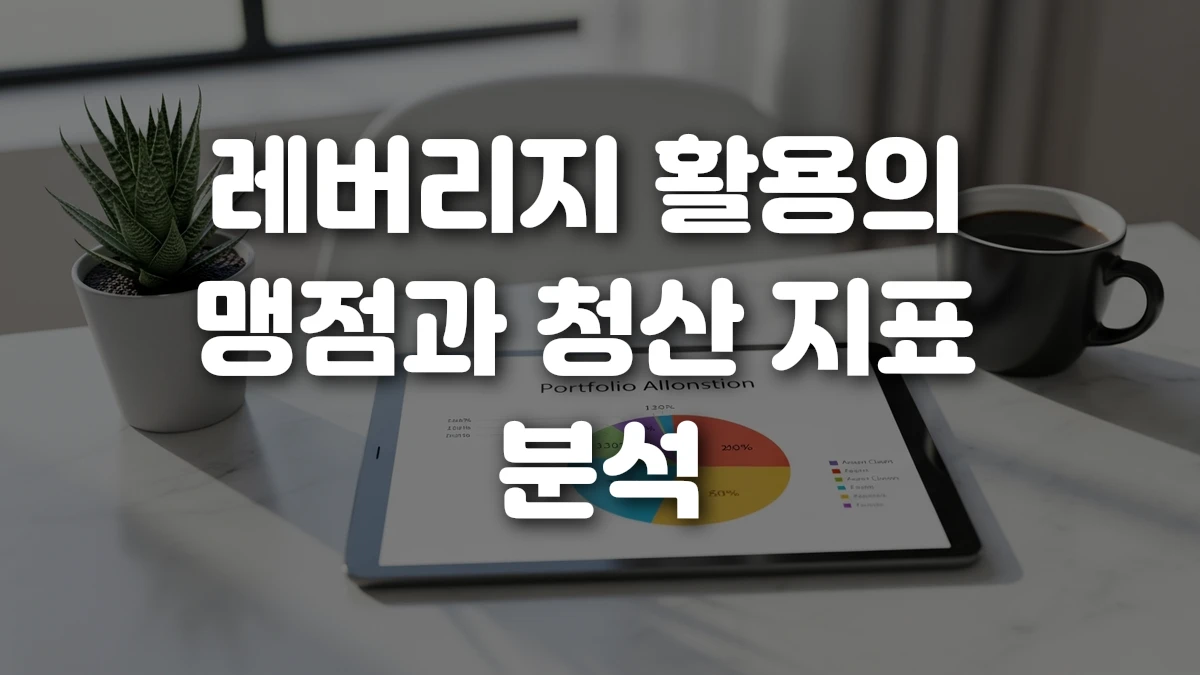 레버리지 활용의 맹점과 청산 지표 분석