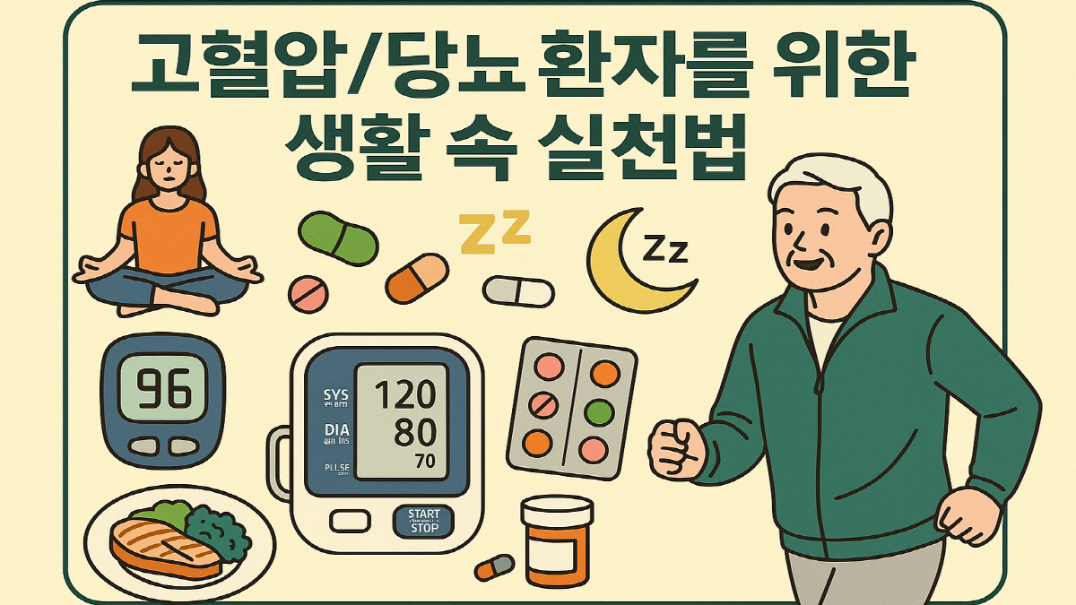 고혈압 당뇨환자 생활속 실천법