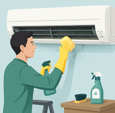 곰팡이 에어컨 청소
