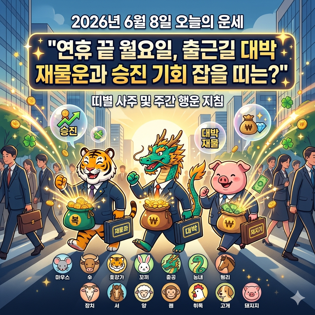 6월8일 오늘의 운세