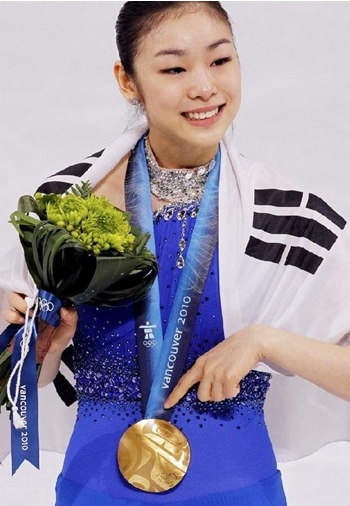 2010 벤쿠버올림픽에서 금메달을 딴 김연아 선수 / 출처 : 단비뉴스