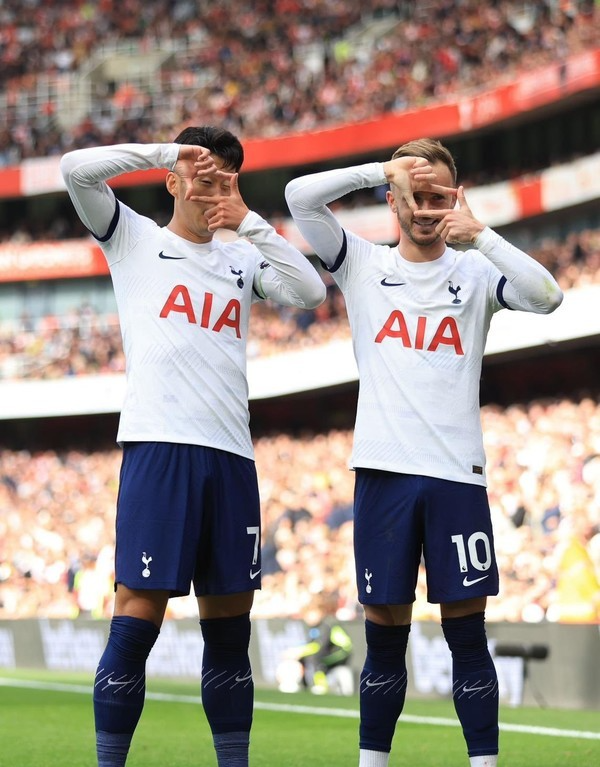 손흥민 아스날전 멀티골