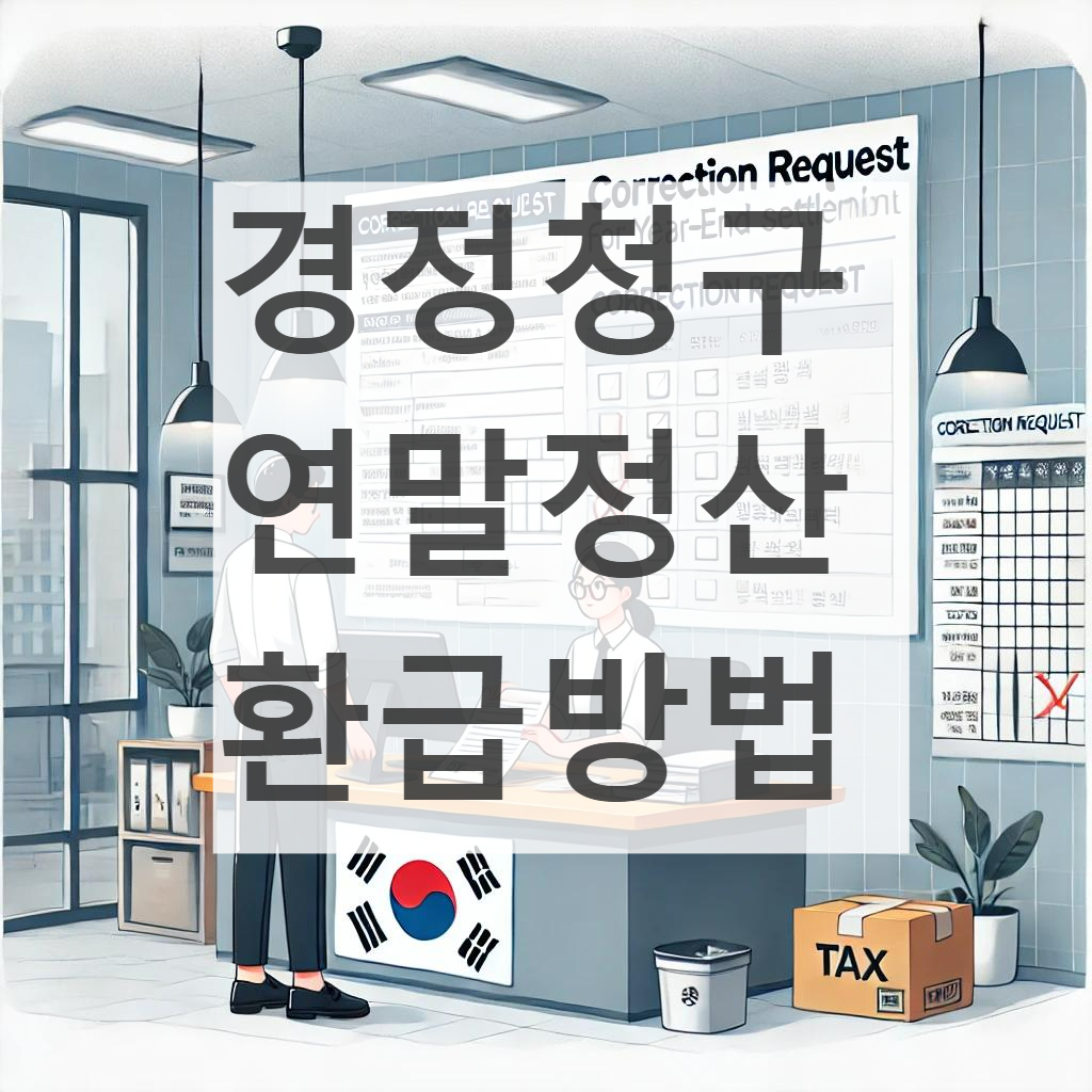 경정청구 연말정산 환급방법