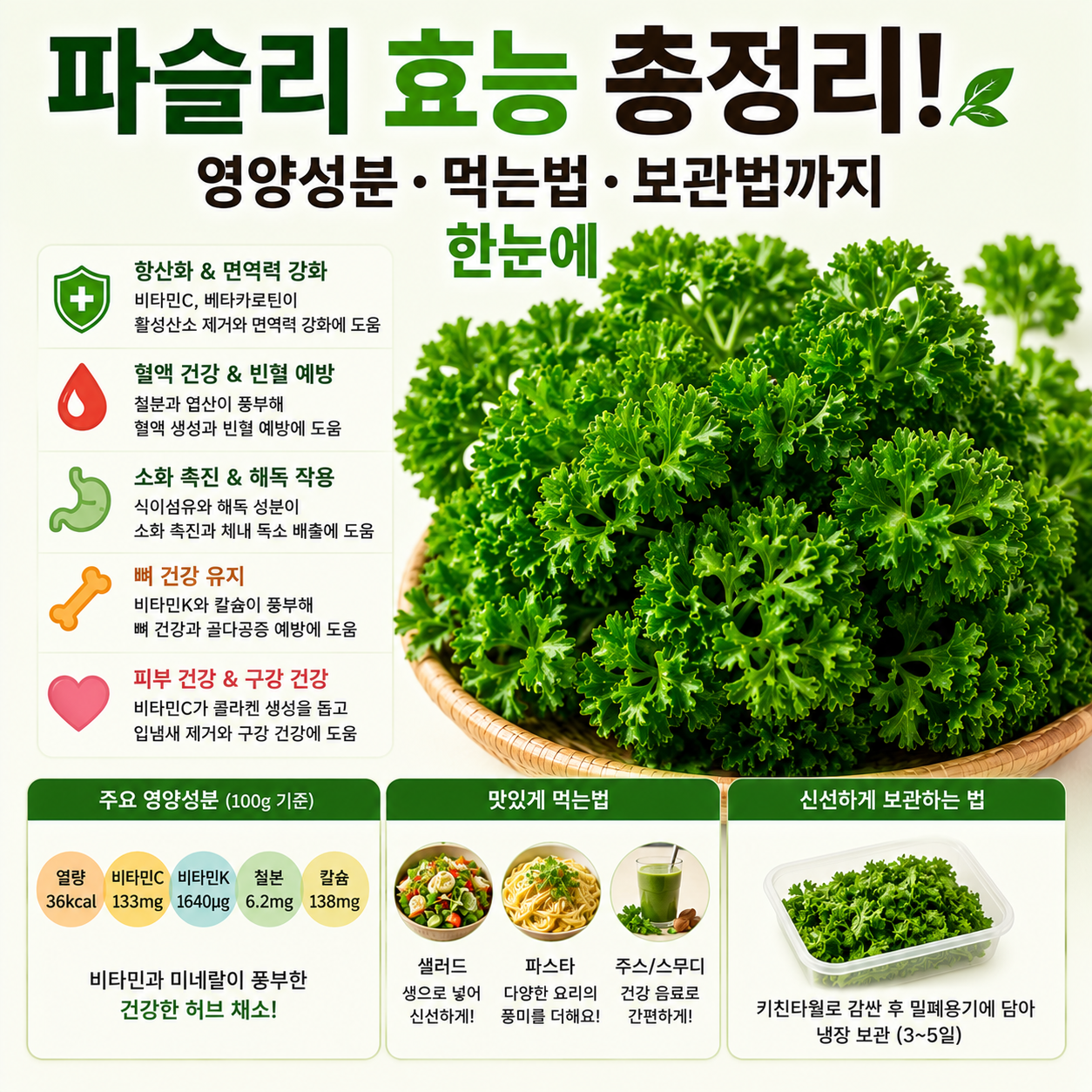 파슬리 효능