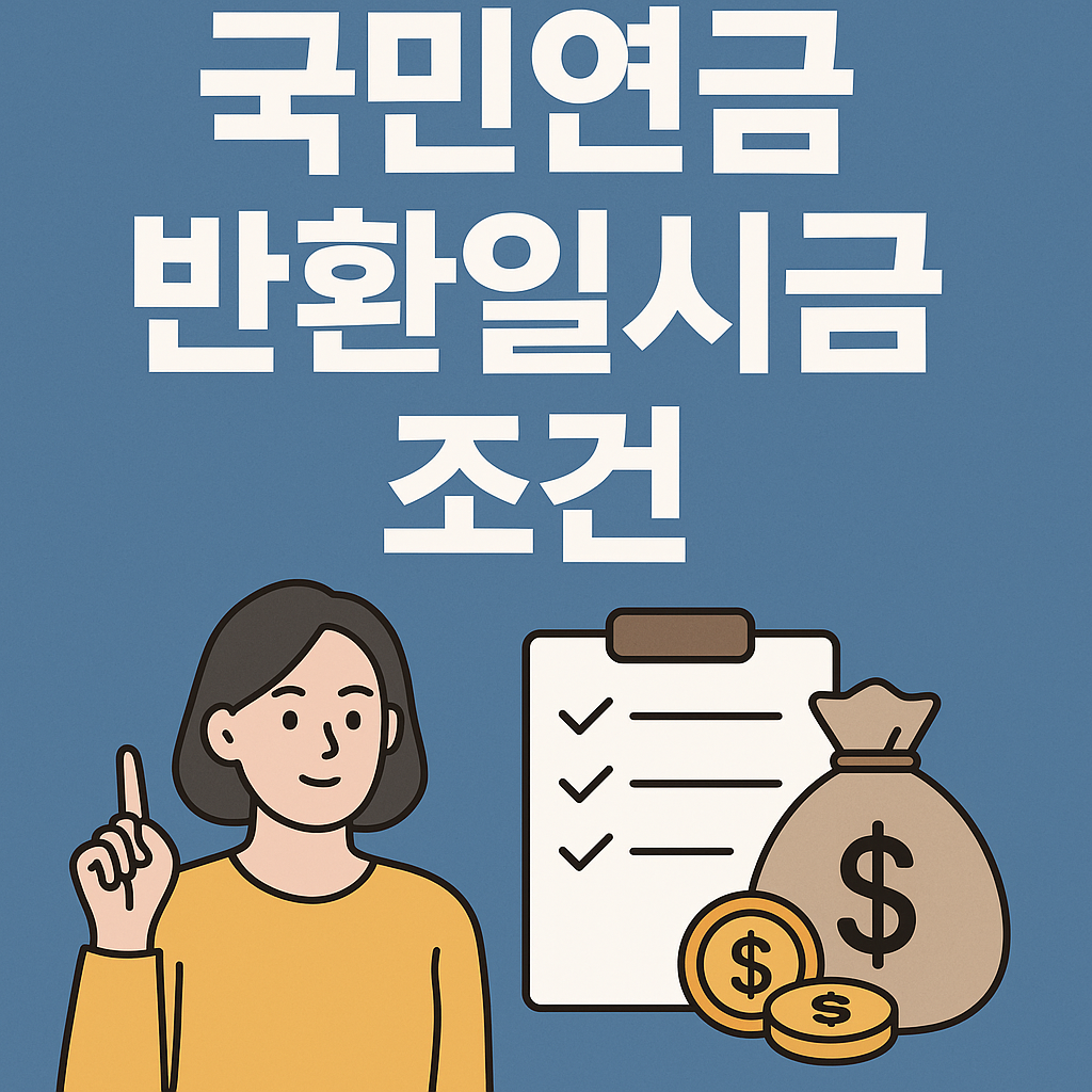 국민연금 반납금 신청자격