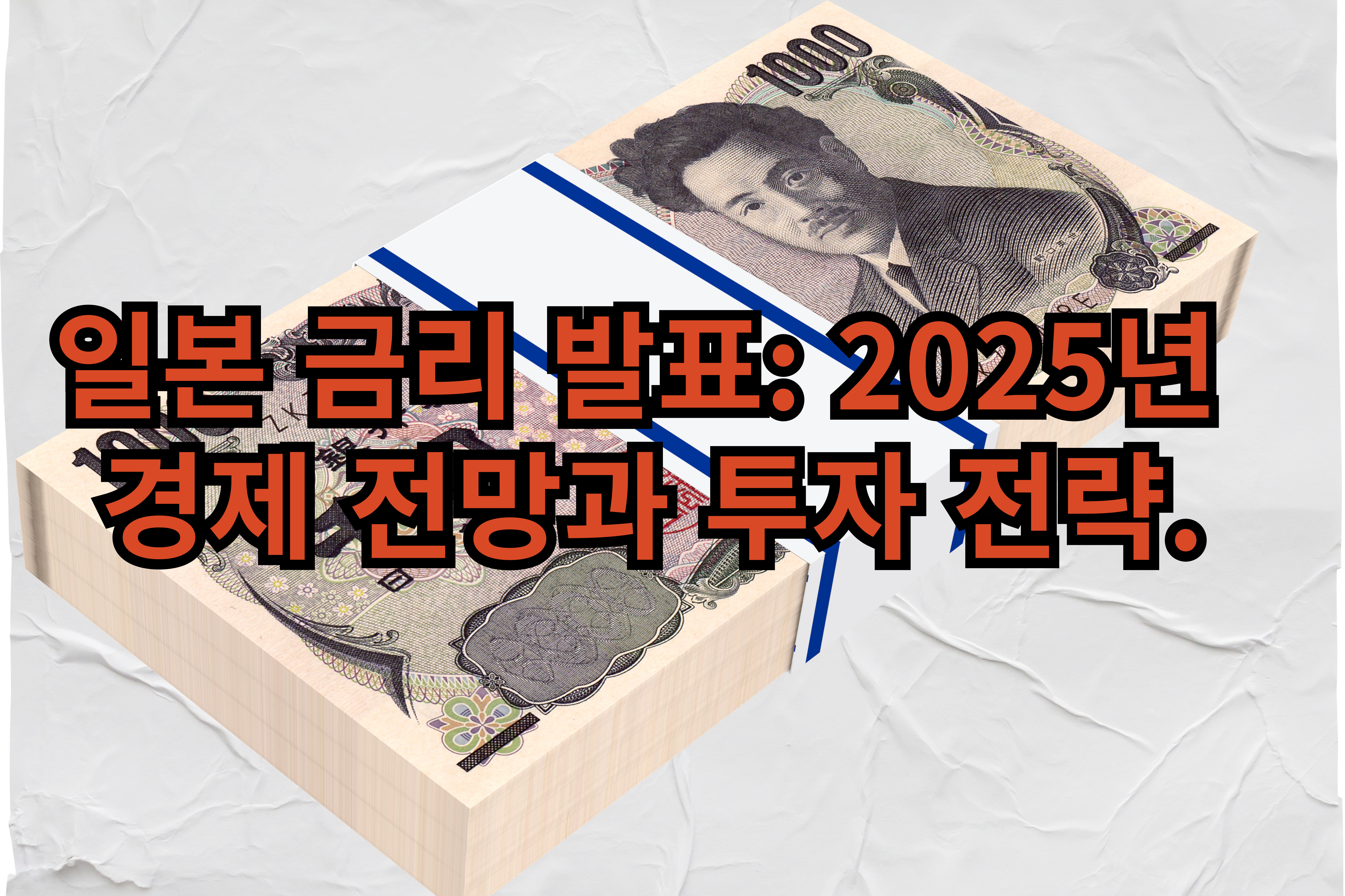 일본 금리 발표: 2025년 경제 전망과 투자 전략