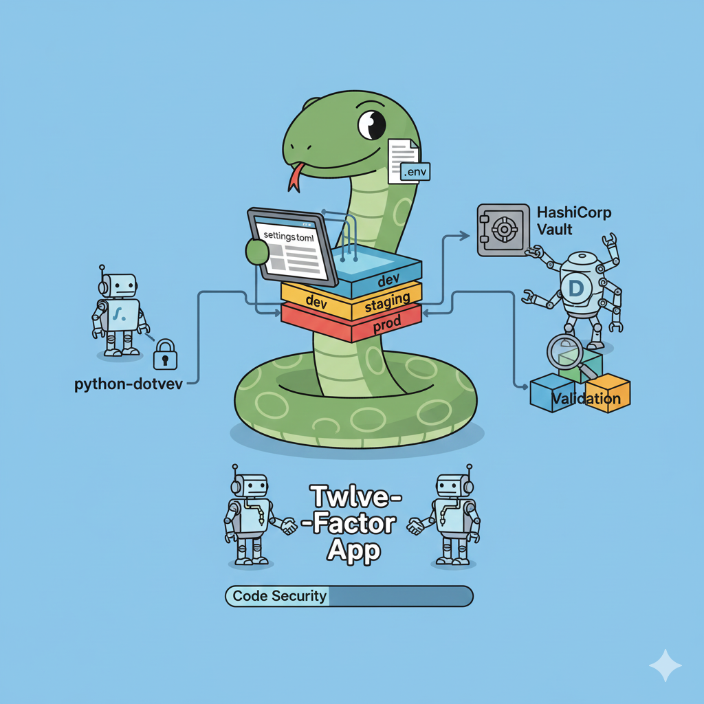 dynaconf 및 python-dotenv 차이