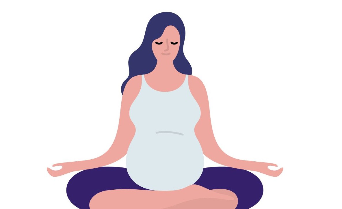 여자가 명상&amp;#44; 요가하는 이미지