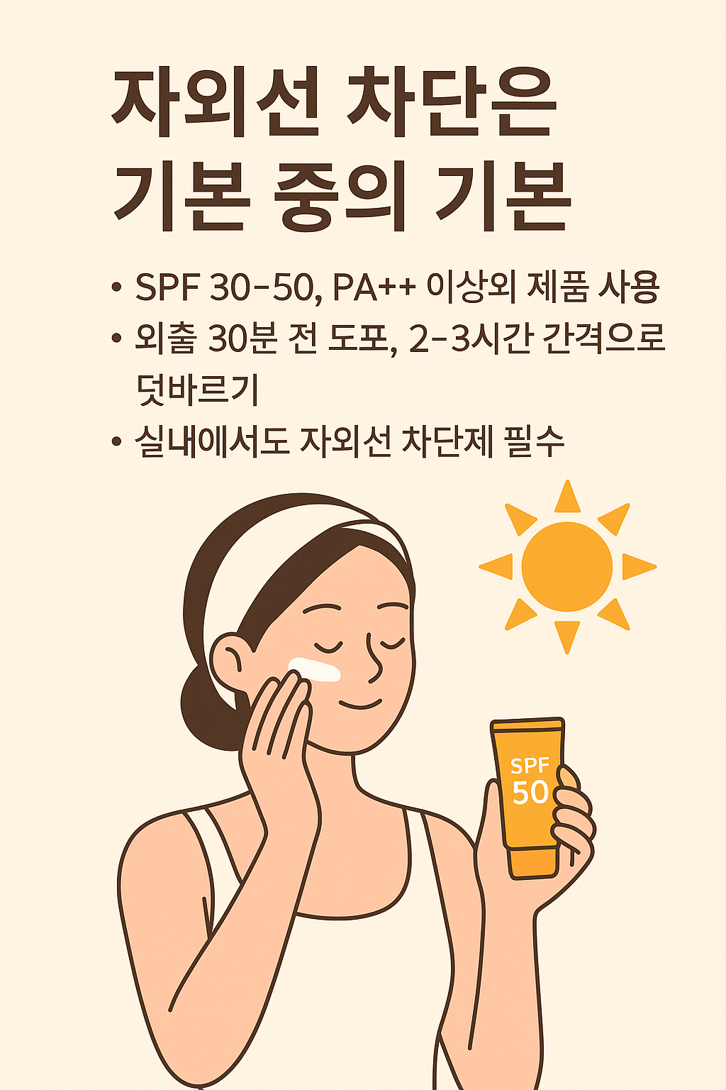 여름철 피부관리