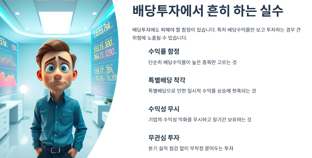 배당투자에서 흔히 하는 실수