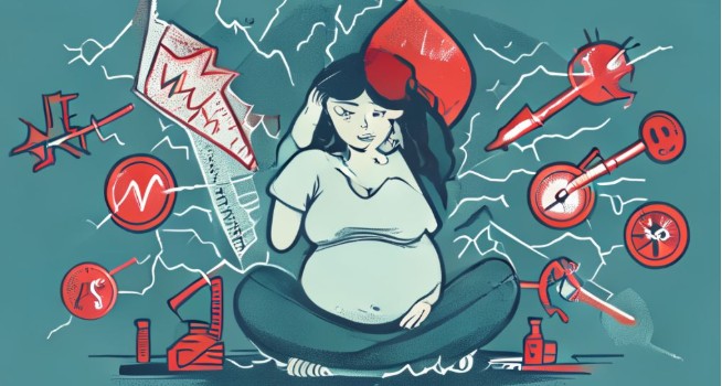 임산부 두통에 관한 사진