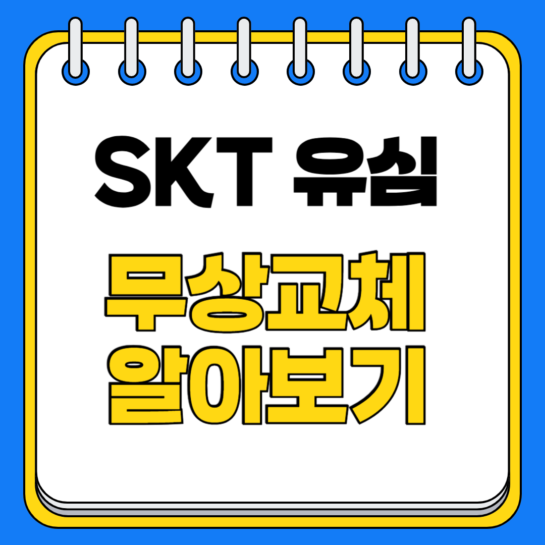 SKT 유심 무료 교체 대상 기간 및 매장 위치