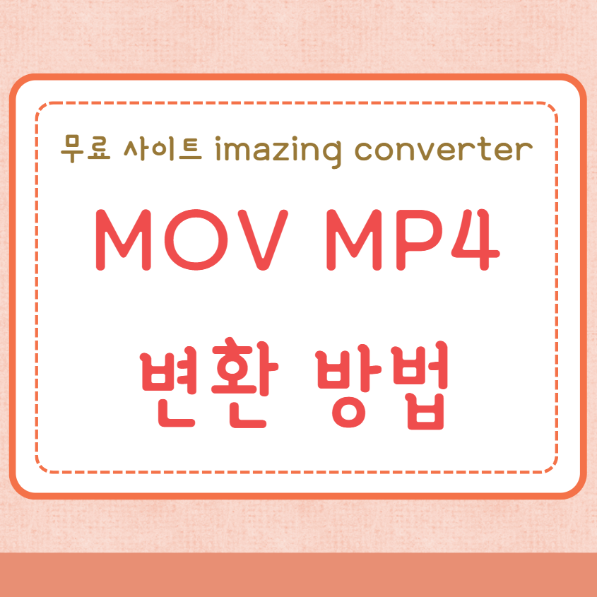 MOV MP4 변환