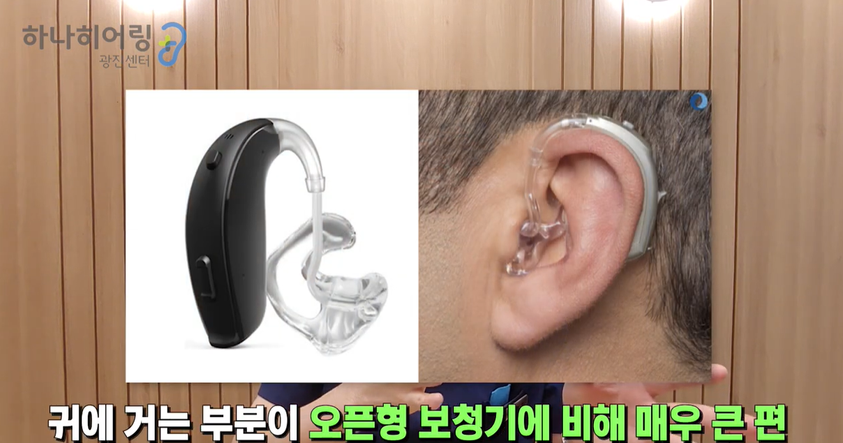 귀걸이형의 모습