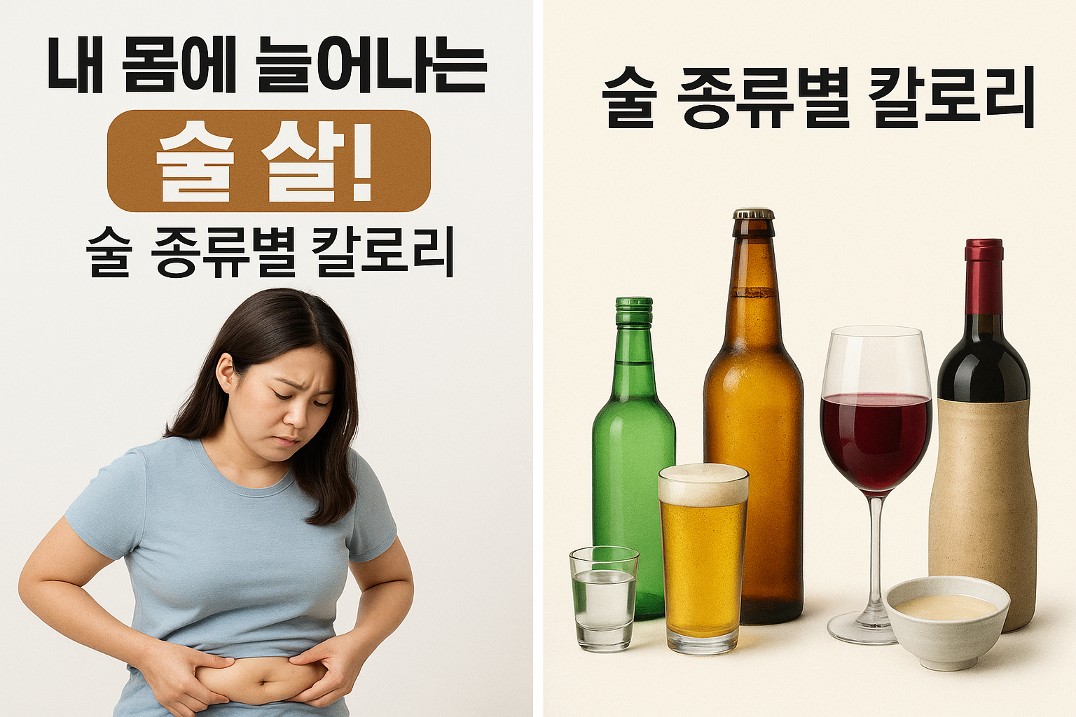 내 몸에 늘어나는 술 살