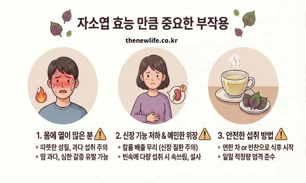 자소엽 효능 부작용