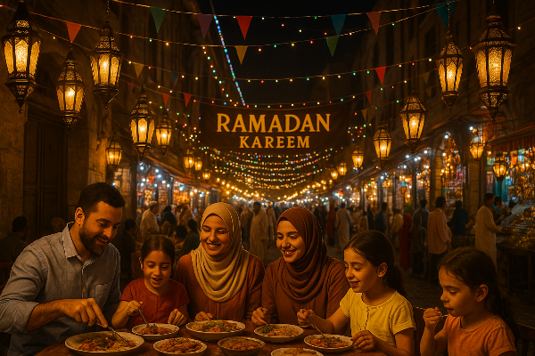 이집트의 라마단과 이드 알 피트르 관련 사진