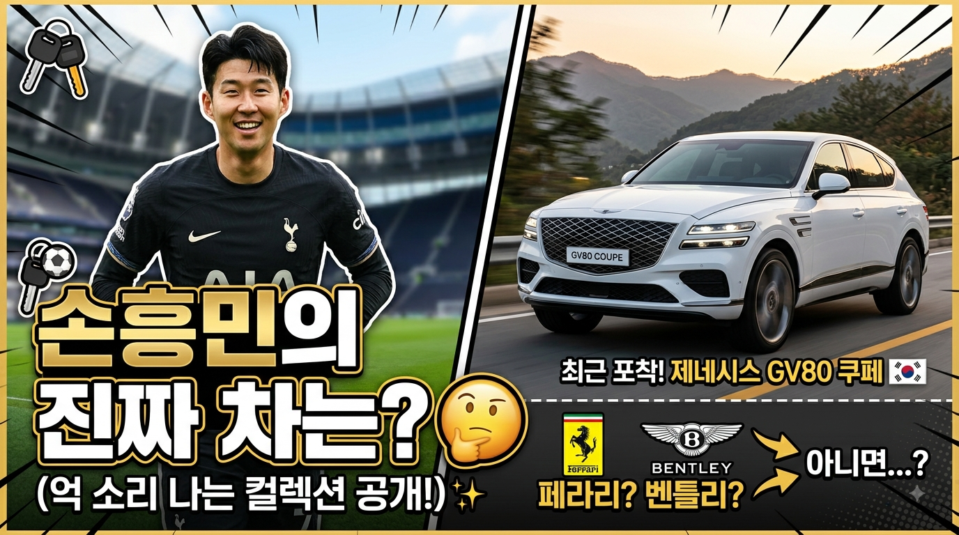 손흥민 선수가 타는 차