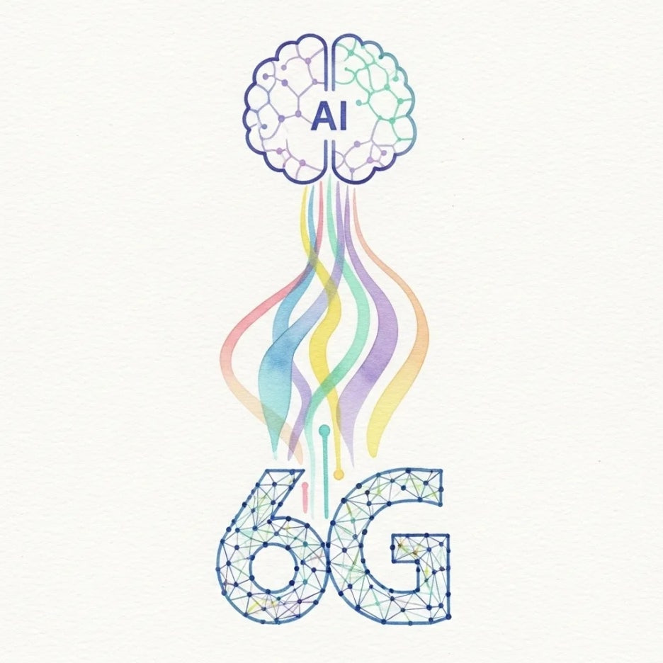 AI와 6G 기술의 시너지 효과 표현