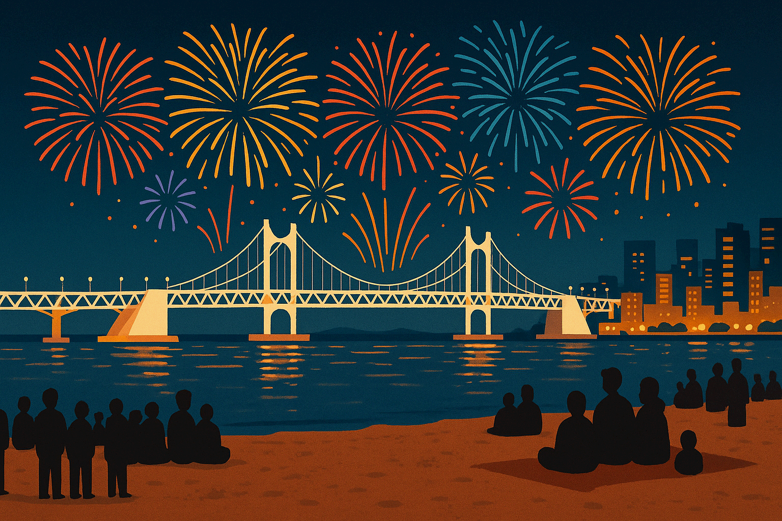 부산불꽃축제 2025 완벽 가이드｜일정&middot;시간&middot;좌석예매&middot;명당&middot;교통통제&middot;촬영팁