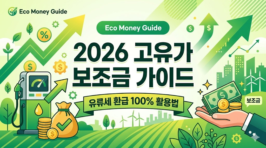 2026년 최신 고유가 보조금 및 유류세 환급 가이드, 경차 유류세 환급 카드 비교 및 주유비 절약 특화 카드 추천 - 에코머니가이드