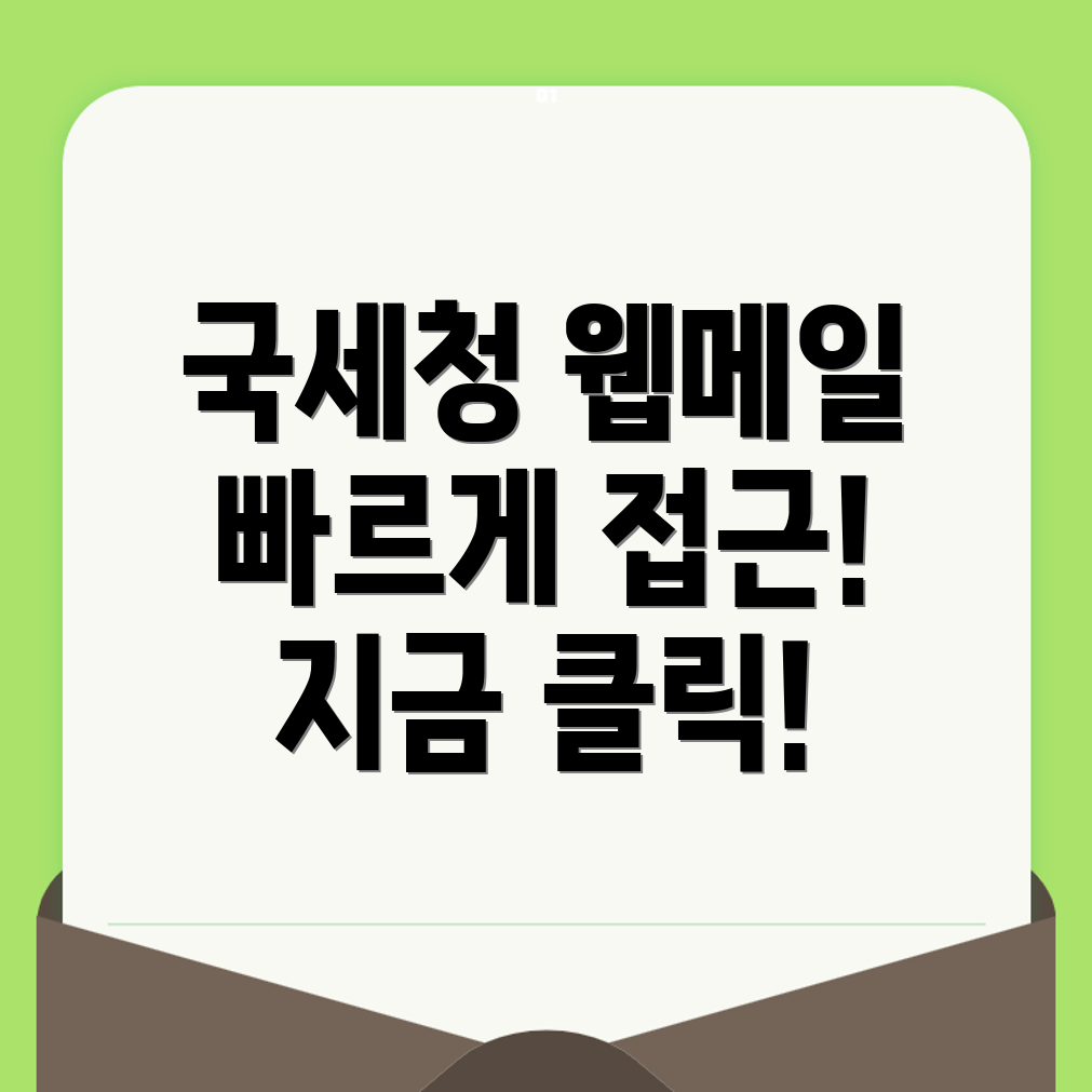 국세청 웹메일