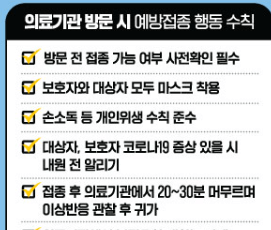 예방접종 주의사항