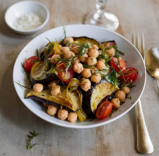 구운채소병아리콩조림