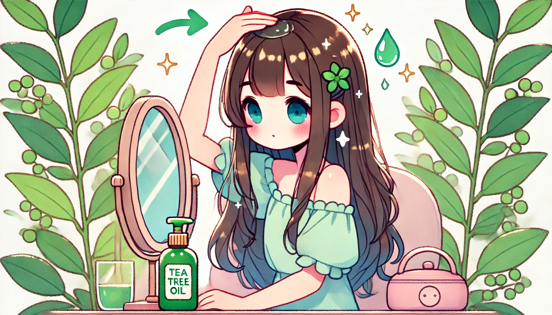 머리에 사용하는 방법