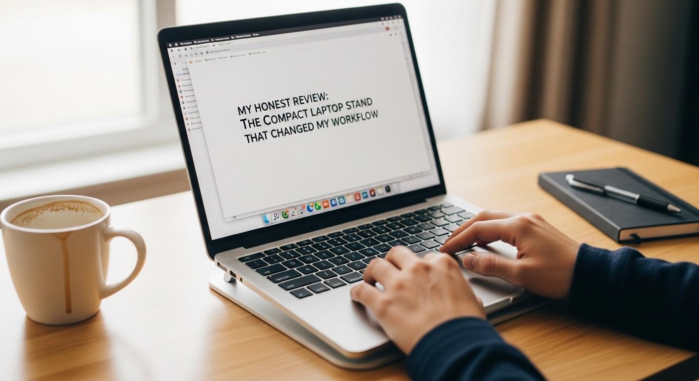 작은 책상 노트북 거치대 내돈내산 후기