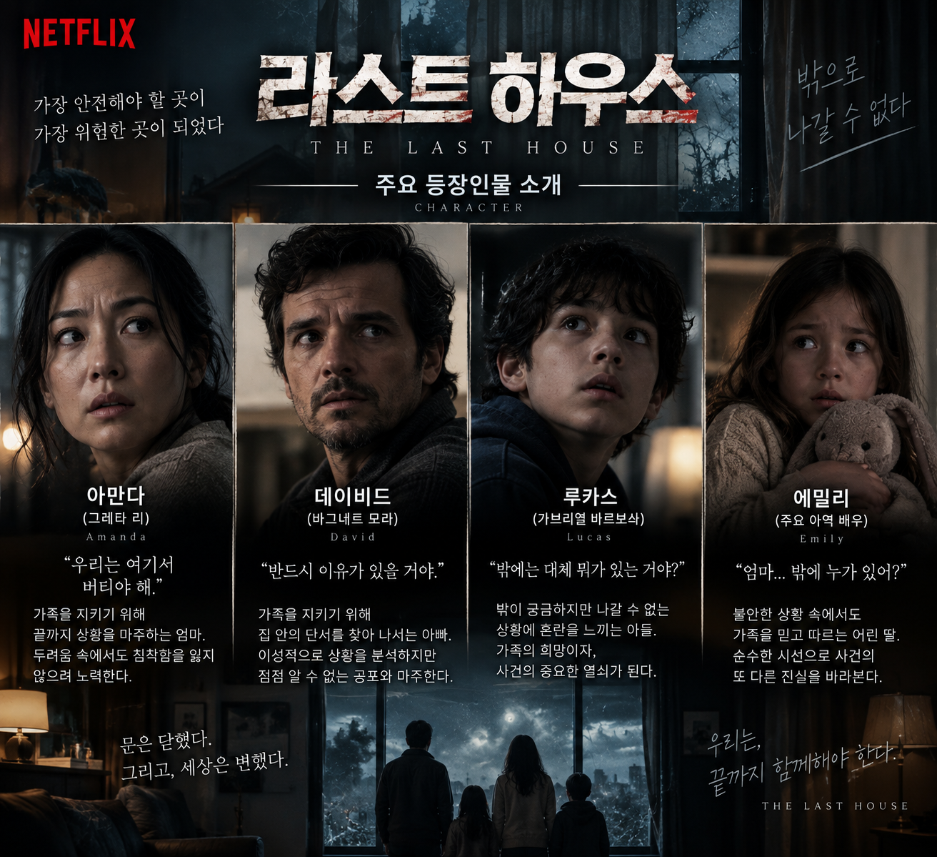 라스트하우스 주요 등장인물 소개