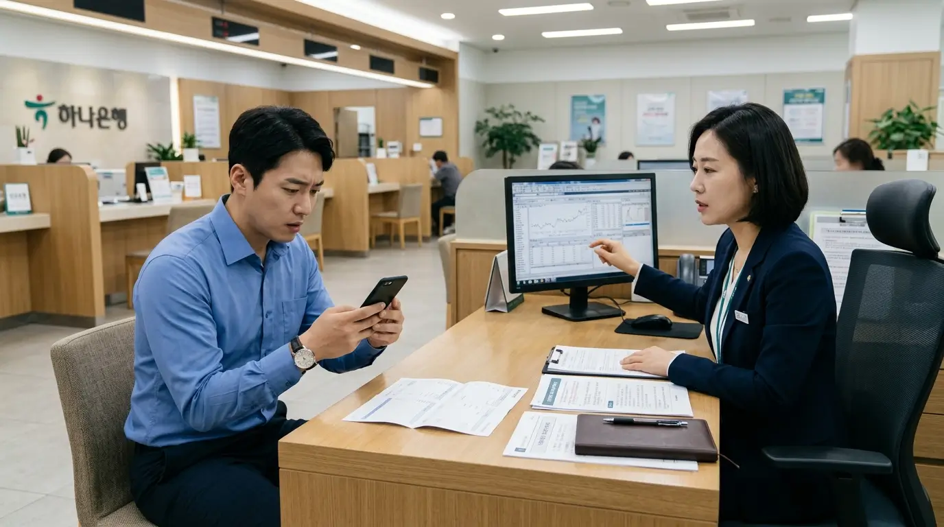 여신 금융 협회 카드 포인트 계좌 입금 공식 통합조회 서비스 구동 화면을 모바일로 확인하는 한국인 직장인