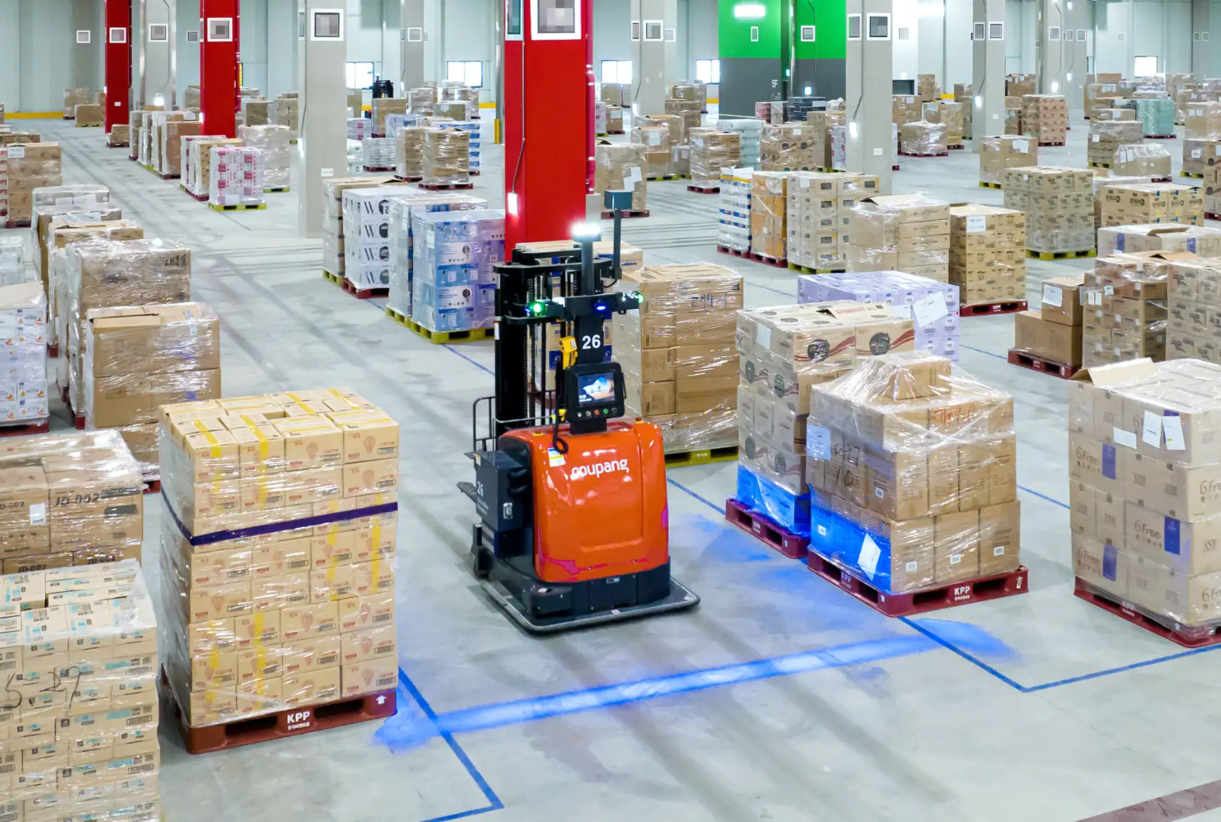 쿠팡의 로봇을 이용한 물류시스템