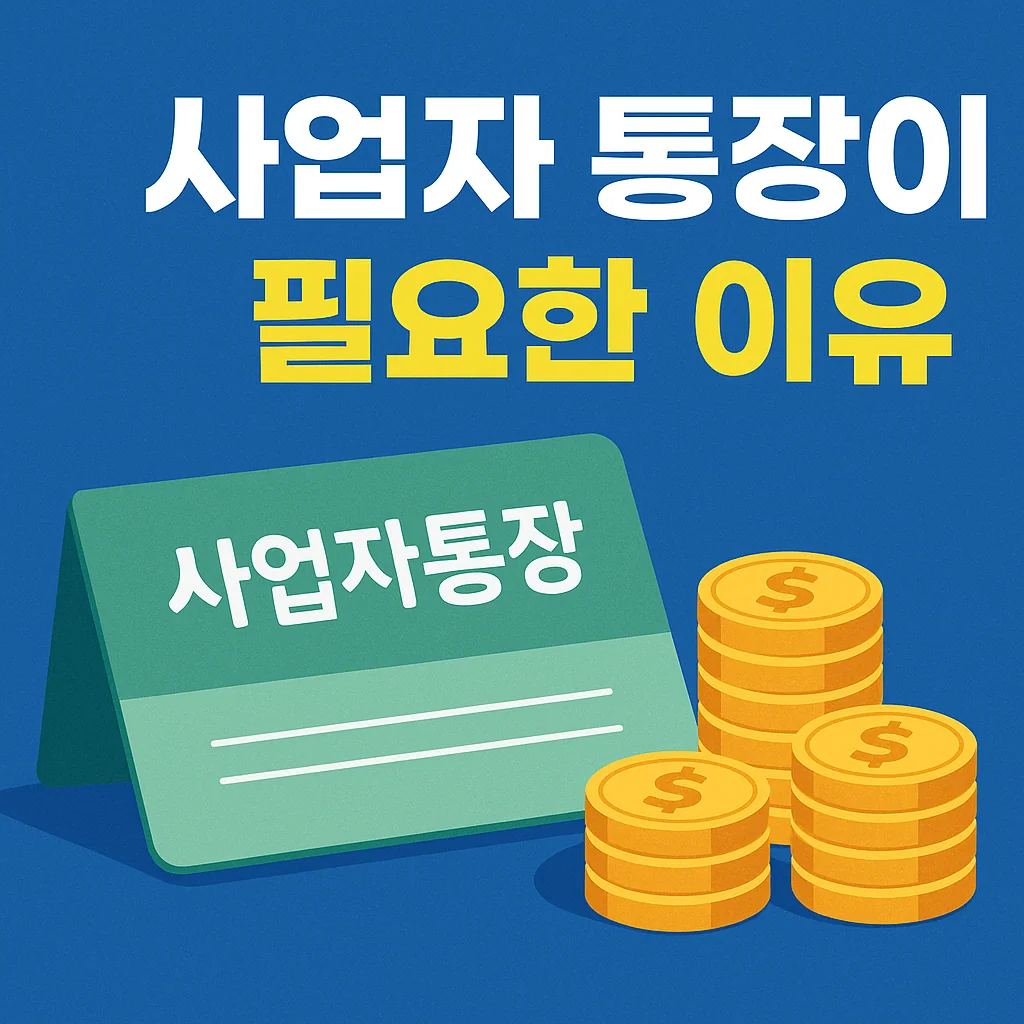 사업자 통장, 왜 꼭 따로 만들어야 할까? – 세무 리스크와 추천 상품까지 한눈에!