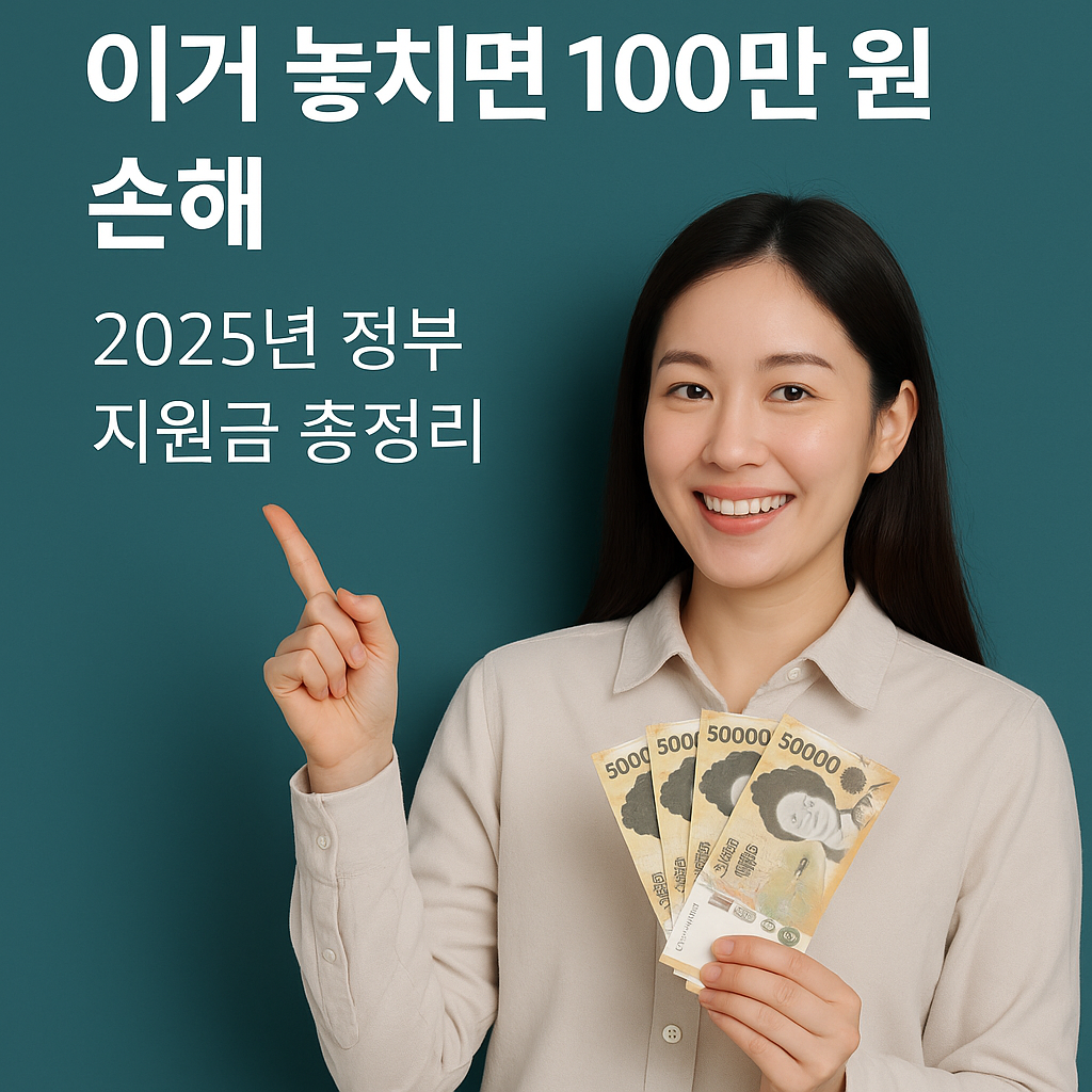 2025년 정부 지원금 총정리
