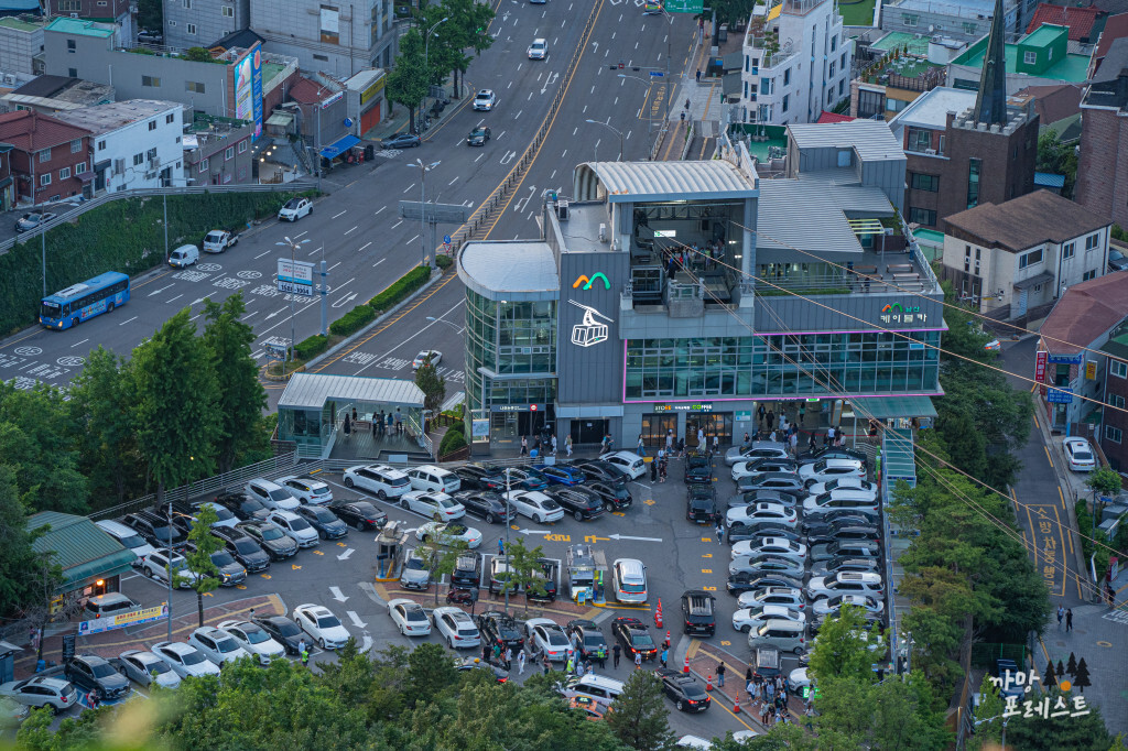 잠두봉 포토 아일랜드 케이블카