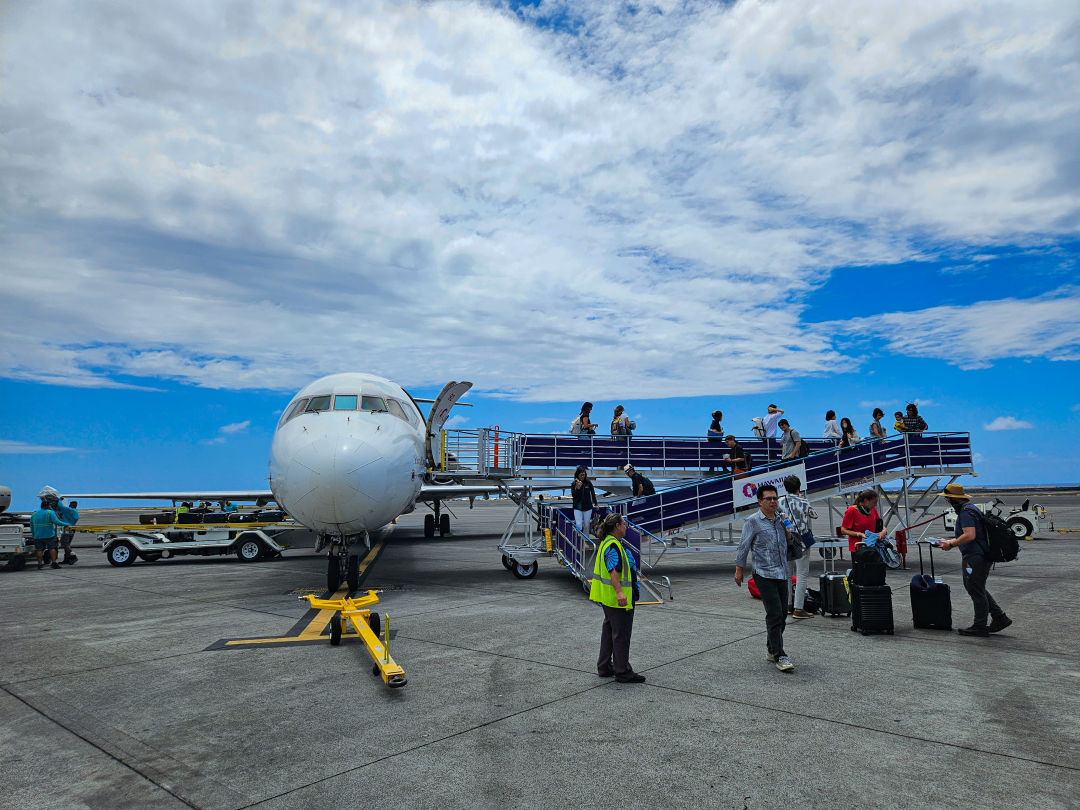 하와이 코나 환승