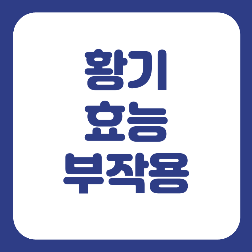 황기 효능 먹는법