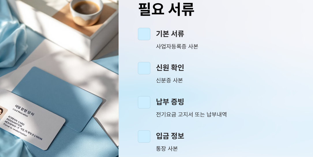 2025 소상공인 전기요금 감면신청 총정리