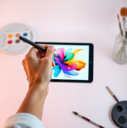 AI를 활용해 디지털 아트 취미로 하는 이미지