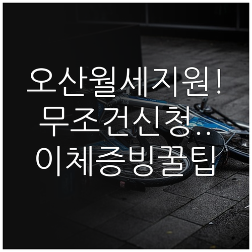 2026 오산시 청년월세지원 신청 자..